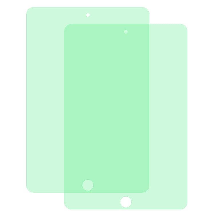 For iPad Mini 3 & 2 2 PCS 9H 2.5D Eye Protection Green Light Explosion-proof Tempered Glass Film