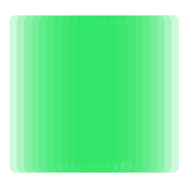 For iPad Mini 3 & 2 25 PCS 9H 2.5D Eye Protection Green Light Explosion-proof Tempered Glass Film