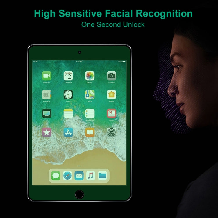 For iPad Mini 2019 & 4 25 PCS 9H 2.5D Eye Protection Green Light Explosion-proof Tempered Glass Film