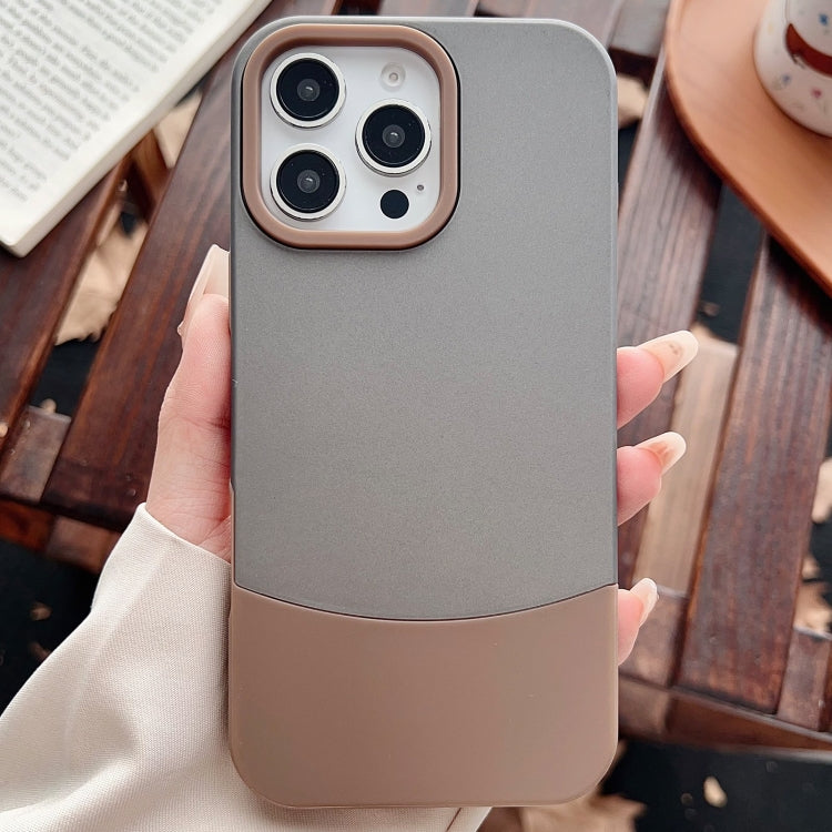 For iPhone 15 Pro Max Color Contrast 2 in 1 Skin Feel PC Hybrid TPU Phone Case