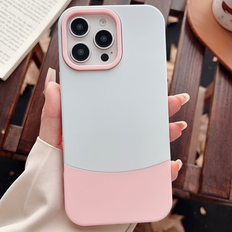For iPhone 15 Pro Color Contrast 2 in 1 Skin Feel PC Hybrid TPU Phone Case
