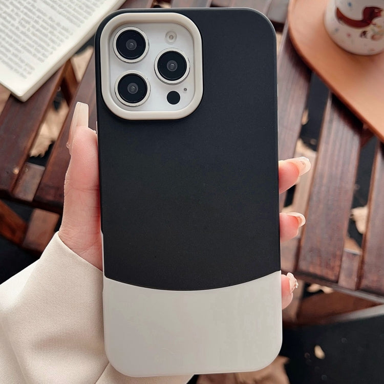 For iPhone 13 Pro Max Color Contrast 2 in 1 Skin Feel PC Hybrid TPU Phone Case