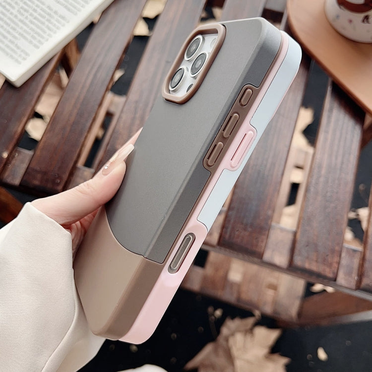 For iPhone 14 Pro Max Color Contrast 2 in 1 Skin Feel PC Hybrid TPU Phone Case