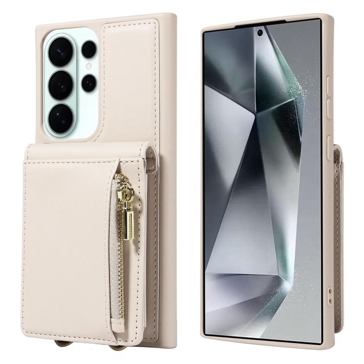 For Samsung Galaxy S26 Ultra 5G Crossbody Lanyard Zipper Wallet Leather Phone Case