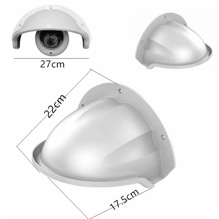 Outdoor Rainproof Sunshade Dustproof Plastic Cover for Security Camera