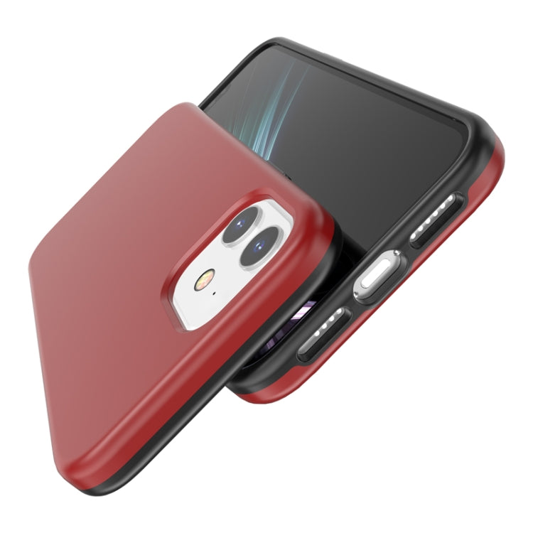 For iPhone 12 / 12 Pro Shockproof Terminator Style Solid Color Protective Case
