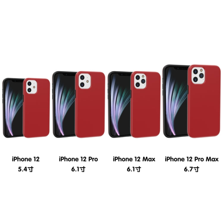 For iPhone 12 / 12 Pro Shockproof Terminator Style Solid Color Protective Case