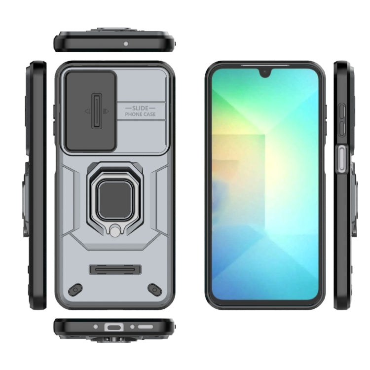 For Samsung Galaxy A26 5G Sliding Camshield TPU + PC Shockproof Phone Case with Holder