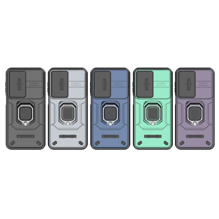 For Samsung Galaxy A26 5G Sliding Camshield TPU + PC Shockproof Phone Case with Holder