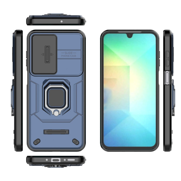 For Samsung Galaxy A26 5G Sliding Camshield TPU + PC Shockproof Phone Case with Holder