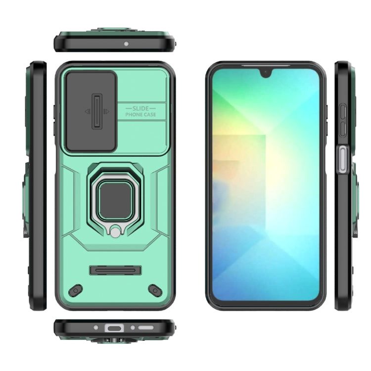 For Samsung Galaxy A26 5G Sliding Camshield TPU + PC Shockproof Phone Case with Holder