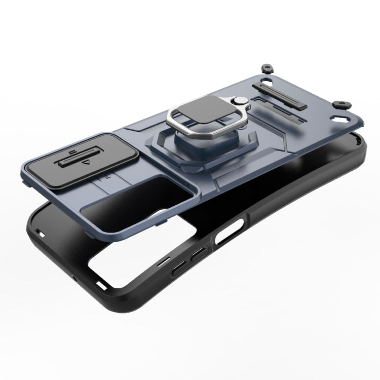 For Samsung Galaxy A26 5G Sliding Camshield TPU + PC Shockproof Phone Case with Holder
