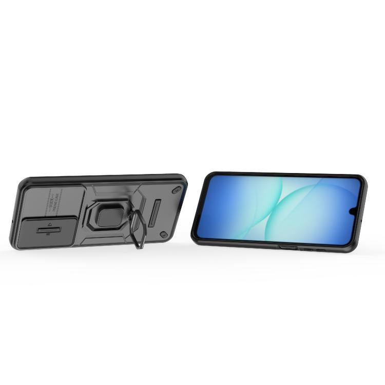 For Samsung Galaxy A17 5G Sliding Camshield TPU + PC Shockproof Phone Case with Holder
