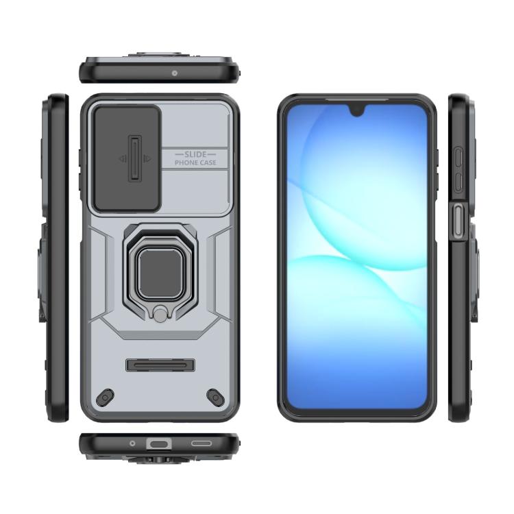For Samsung Galaxy A17 5G Sliding Camshield TPU + PC Shockproof Phone Case with Holder