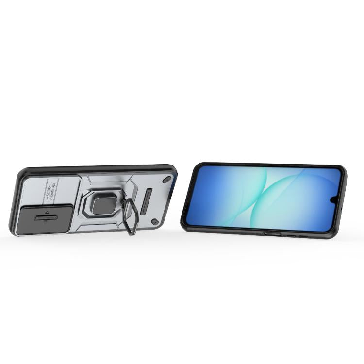 For Samsung Galaxy A17 5G Sliding Camshield TPU + PC Shockproof Phone Case with Holder