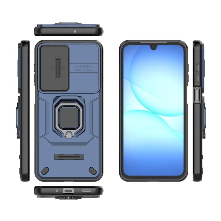 For Samsung Galaxy A17 5G Sliding Camshield TPU + PC Shockproof Phone Case with Holder