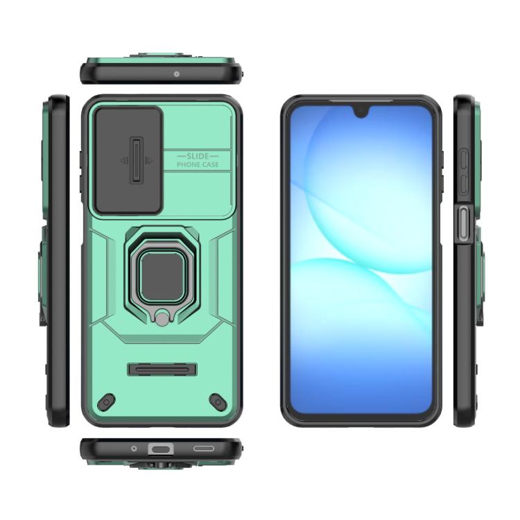 For Samsung Galaxy A17 5G Sliding Camshield TPU + PC Shockproof Phone Case with Holder