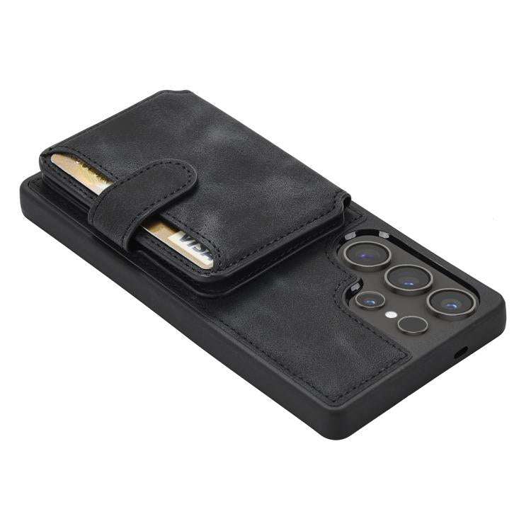 For Samsung Galaxy S26 Ultra 5G Skin Feel Dream RFID Anti-theft PU Card Bag Phone Case