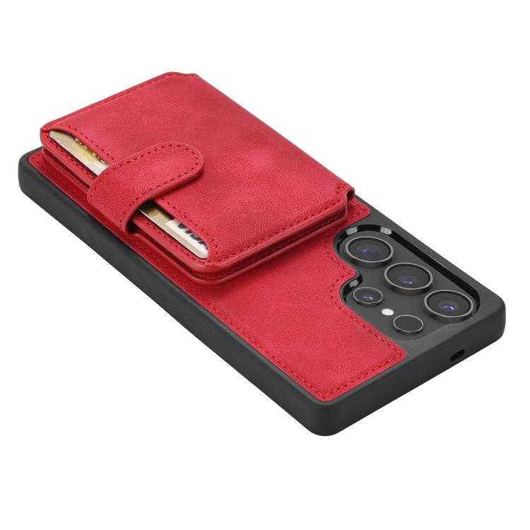 For Samsung Galaxy S26 Ultra 5G Skin Feel Dream RFID Anti-theft PU Card Bag Phone Case