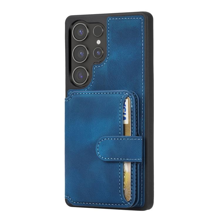 For Samsung Galaxy S26 Ultra 5G Skin Feel Dream RFID Anti-theft PU Card Bag Phone Case