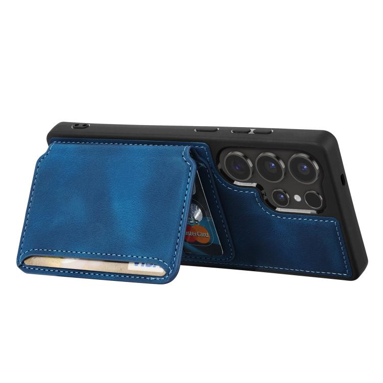 For Samsung Galaxy S26 Ultra 5G Skin Feel Dream RFID Anti-theft PU Card Bag Phone Case