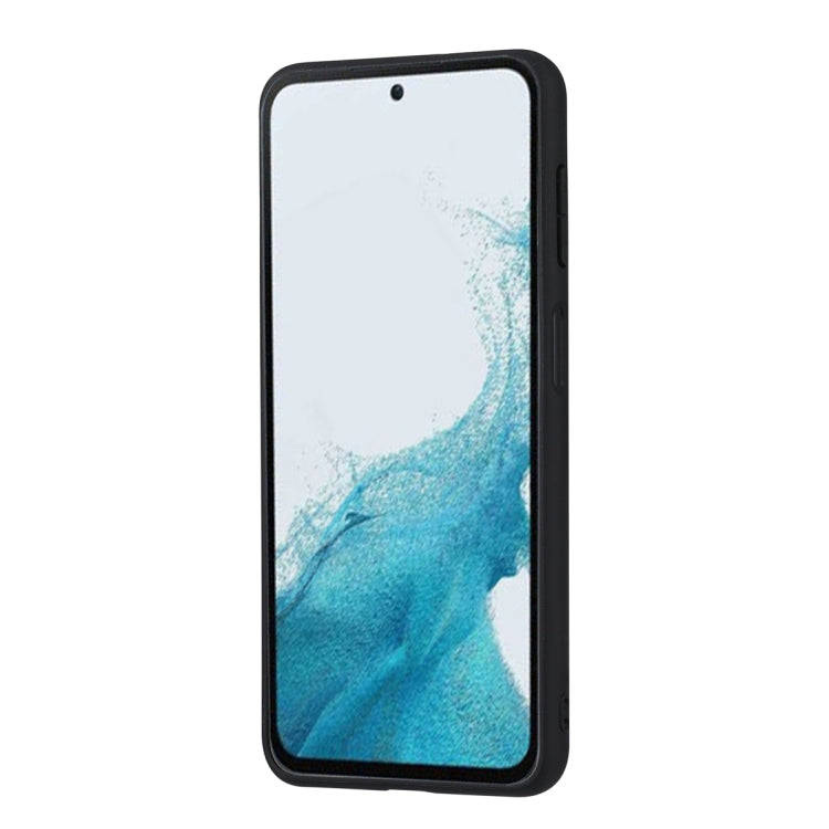 For Samsung Galaxy S25 5G Calfskin Card Slot TPU Hybrid PU Phone Case