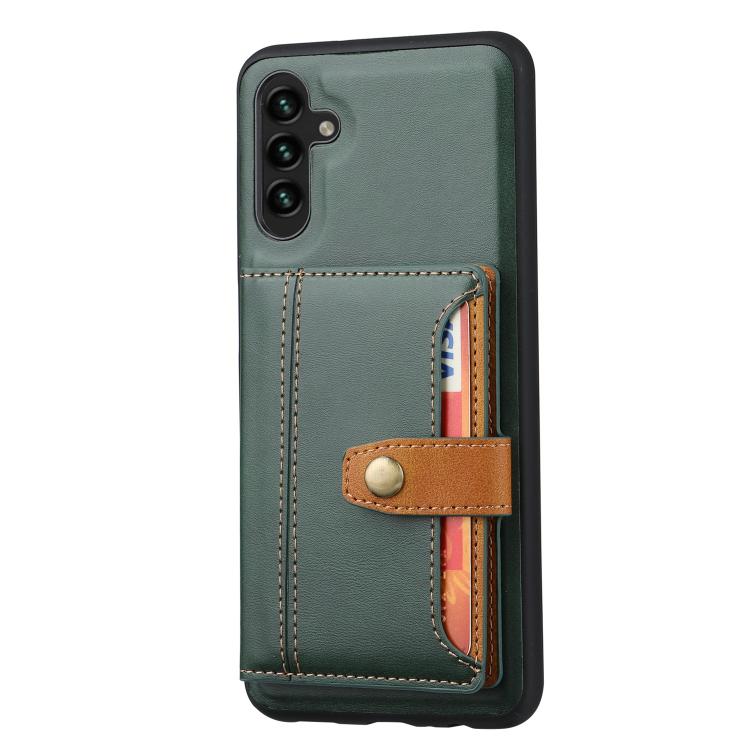 For Samsung Galaxy S26+ 5G Calfskin Card Slot TPU Hybrid PU Phone Case