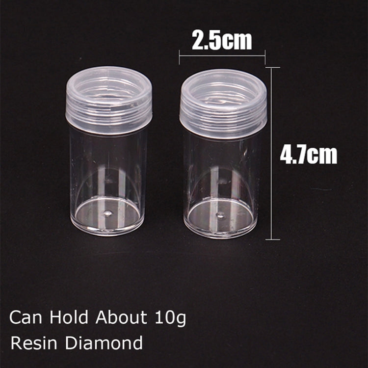 24 Bottles Diamond Painting Box Tool Container Storage Box Carry Case Holder Hand Bag Zipper Design Shockproof Durable, Style:Contains 24 Bottles