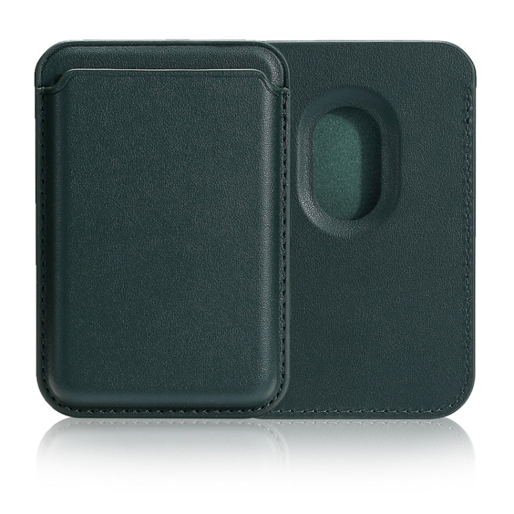 Single Card Slot MagSafe Magnetic Leather Card Bag
