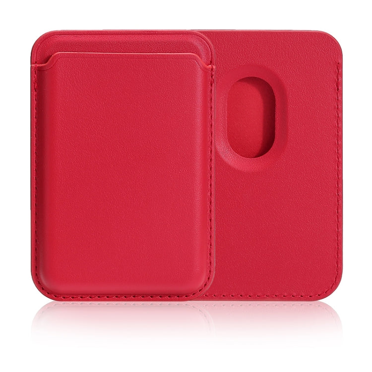 Single Card Slot MagSafe Magnetic Leather Card Bag