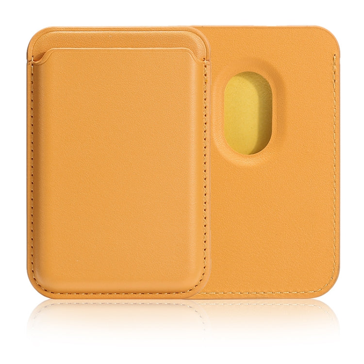 Single Card Slot MagSafe Magnetic Leather Card Bag