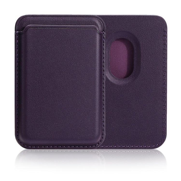 Single Card Slot MagSafe Magnetic Leather Card Bag