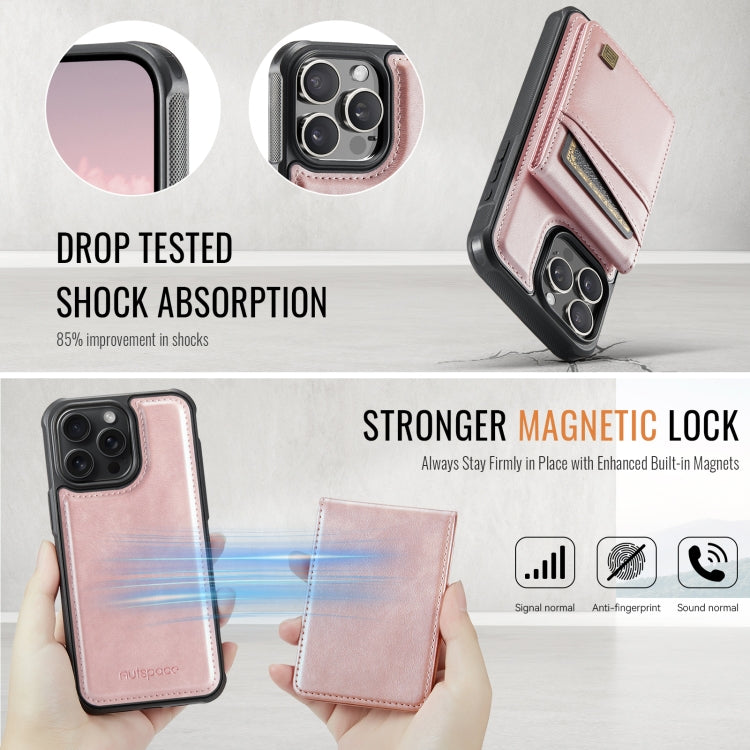 For iPhone 13 Pro AutSpace A12 MagSafe Magnetic RFID Card Bag Phone Case