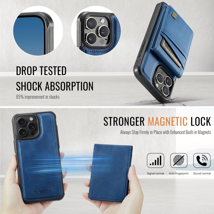 For iPhone 12 Pro Max AutSpace A12 MagSafe Magnetic RFID Card Bag Phone Case
