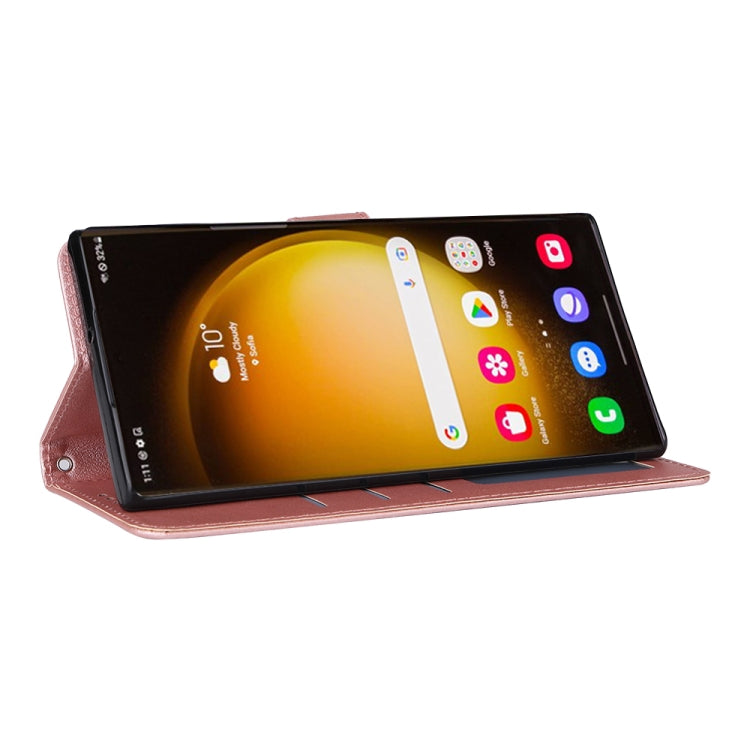 For Samsung Galaxy S25 Ultra 5G 3-Card Slots Multifunctional Leather Phone Case