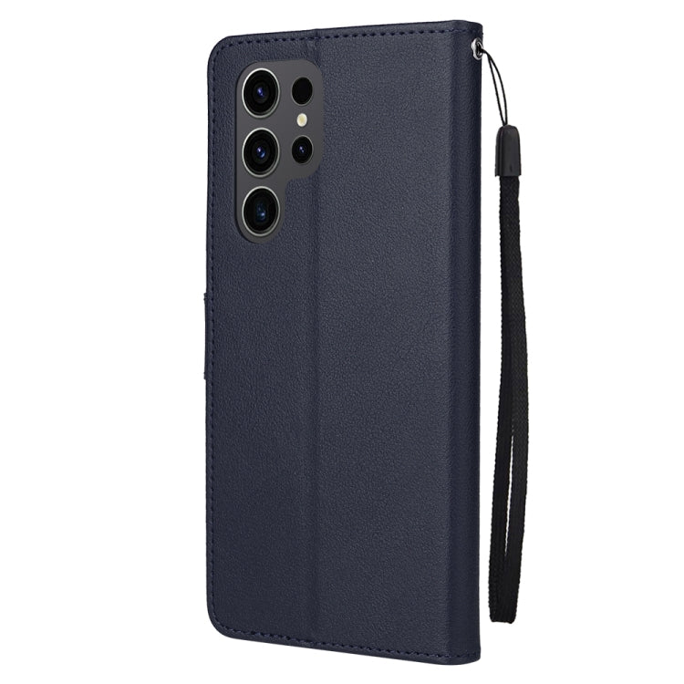 For Samsung Galaxy S25 Ultra 5G 3-Card Slots Multifunctional Leather Phone Case