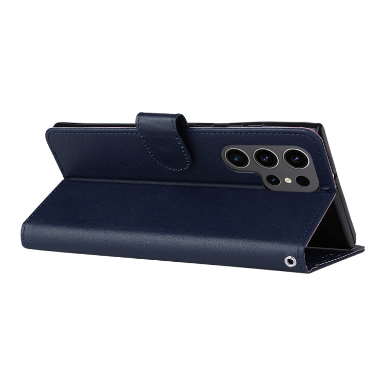 For Samsung Galaxy S25 Ultra 5G 3-Card Slots Multifunctional Leather Phone Case