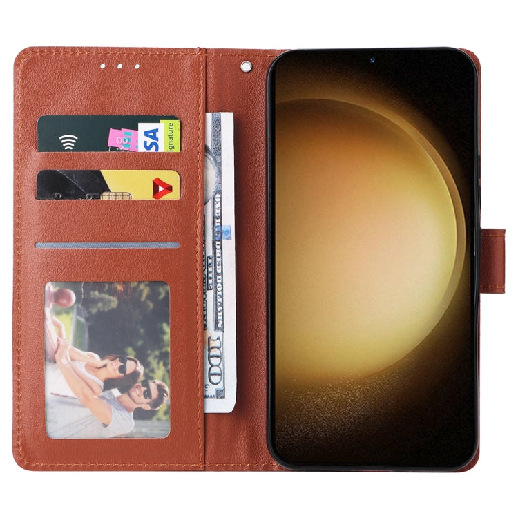 For Samsung Galaxy S25+ 5G 3-Card Slots Multifunctional Leather Phone Case