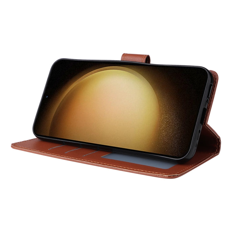 For Samsung Galaxy S25+ 5G 3-Card Slots Multifunctional Leather Phone Case