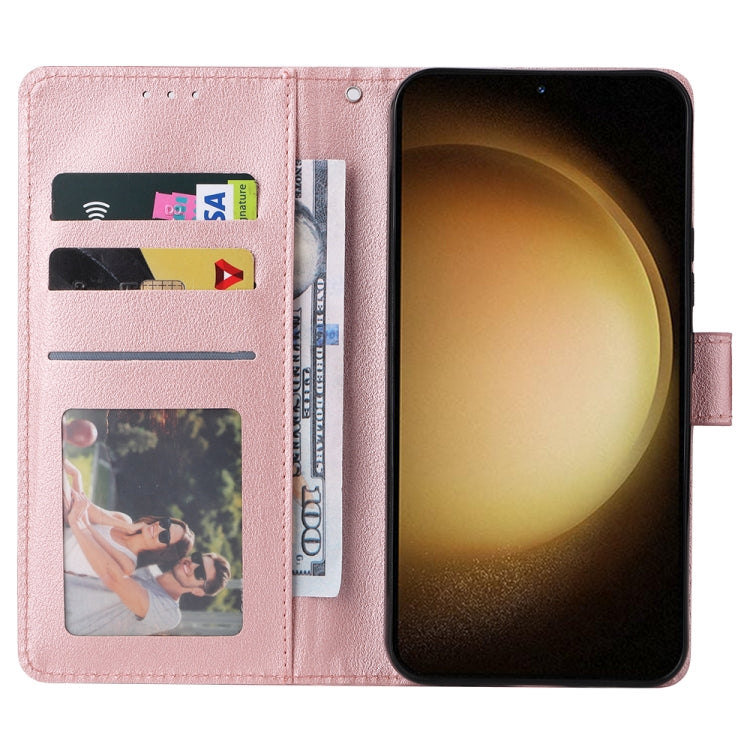 For Samsung Galaxy S25+ 5G 3-Card Slots Multifunctional Leather Phone Case