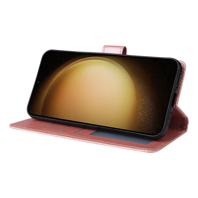 For Samsung Galaxy S25+ 5G 3-Card Slots Multifunctional Leather Phone Case