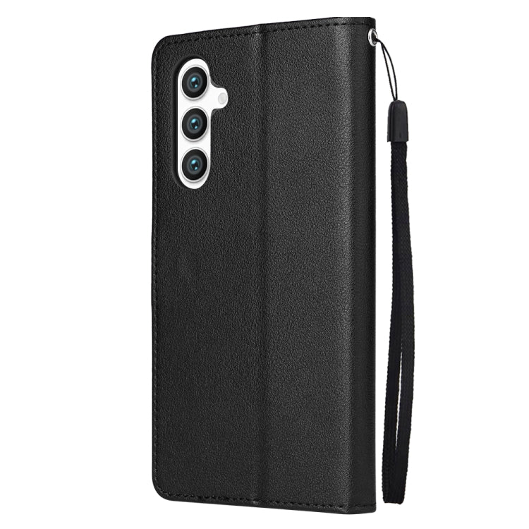 For Samsung Galaxy S25+ 5G 3-Card Slots Multifunctional Leather Phone Case