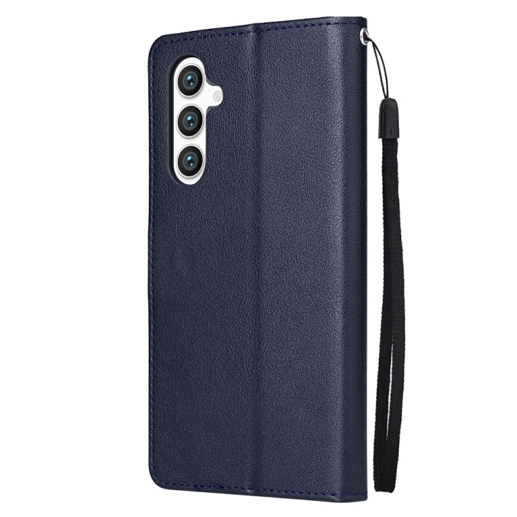 For Samsung Galaxy S25+ 5G 3-Card Slots Multifunctional Leather Phone Case