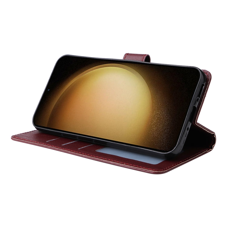 For Samsung Galaxy S25+ 5G 3-Card Slots Multifunctional Leather Phone Case
