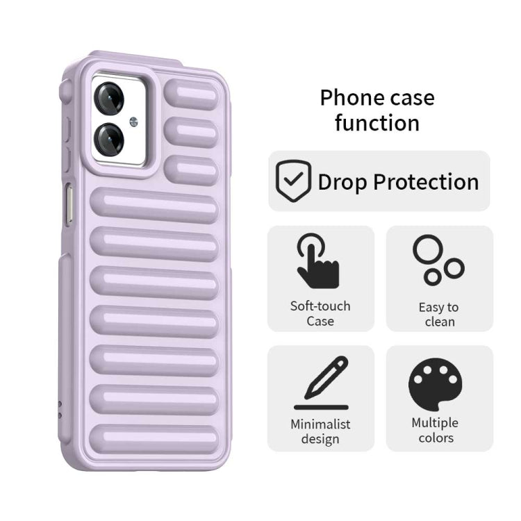 For Motorola Moto G14 Capsule Series Candy Color IMD Phone Case