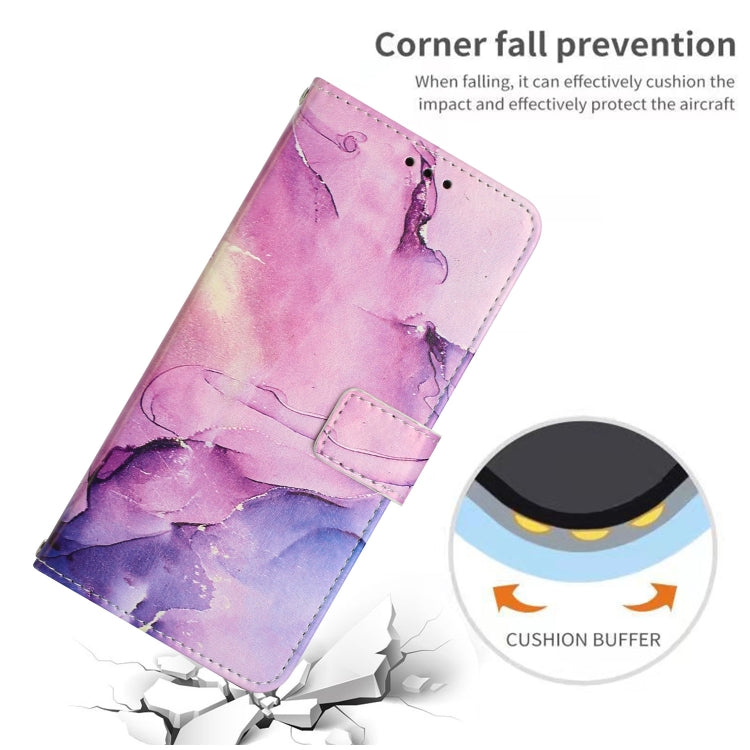 For Xiaomi 14T Pro 5G Global Painted Marble Pattern Leather Phone Case