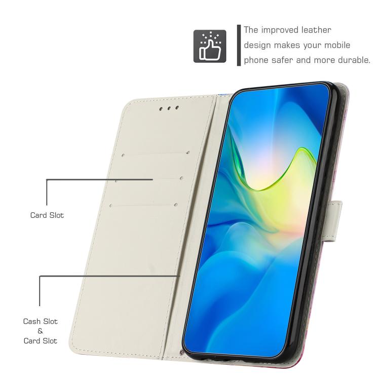 For Xiaomi 15T 5G Painted Marble Pattern Leather Phone Case