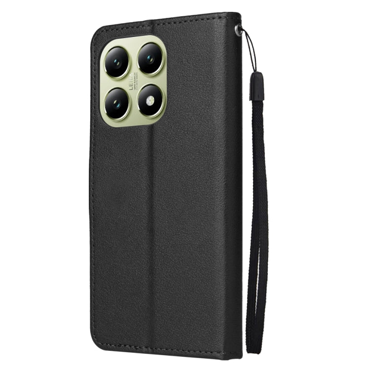 For Xiaomi 14T Pro 3-Card Slots Multifunctional Leather Phone Case