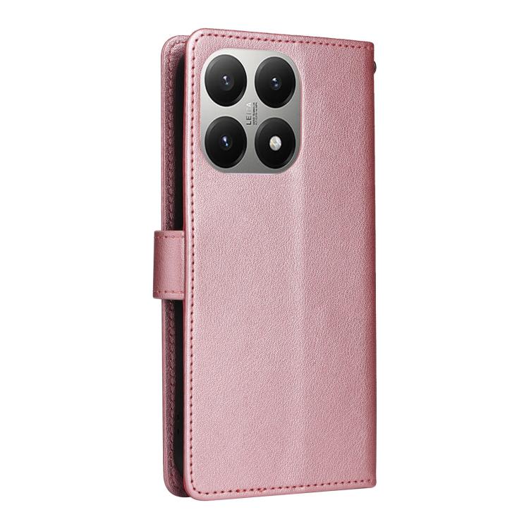 For Xiaomi 15T 3-Card Slots Multifunctional Leather Phone Case