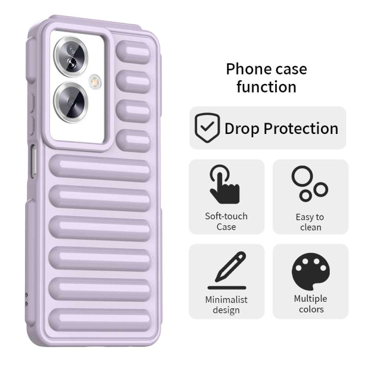 For OPPO A2 Capsule Series Candy Color IMD Phone Case